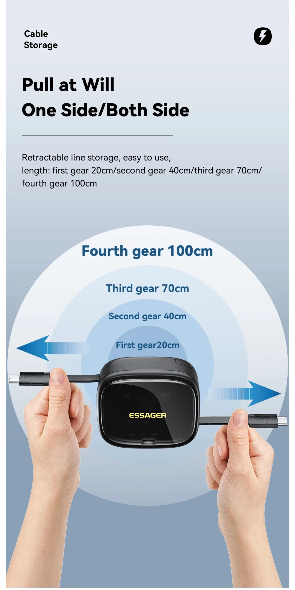 Multifunctional Cable Storage Box