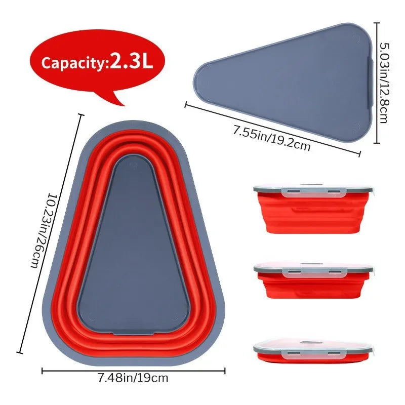 Silicone Reusable Pizza Pack Box