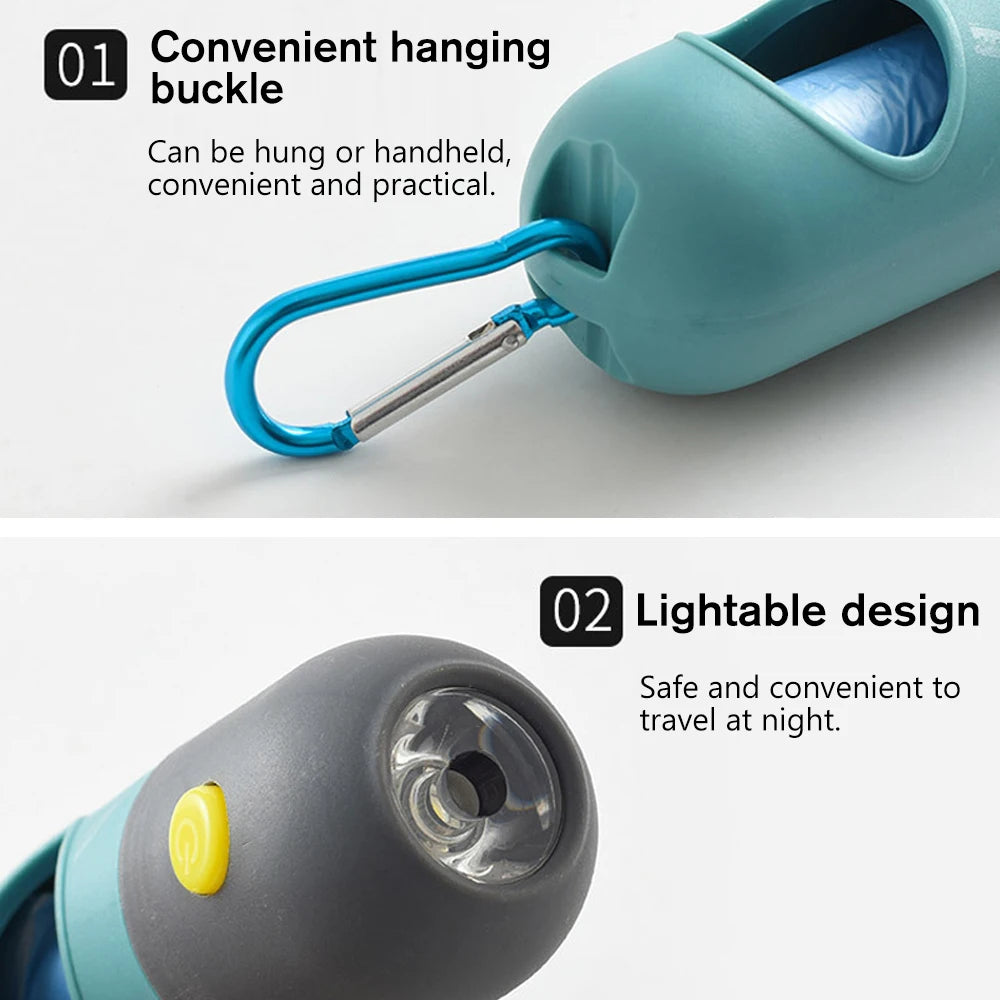 Poop Bag Dispenser With Light