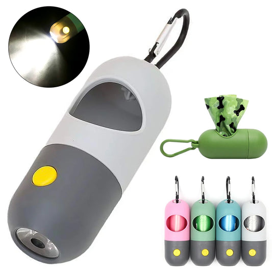 Poop Bag Dispenser With Light