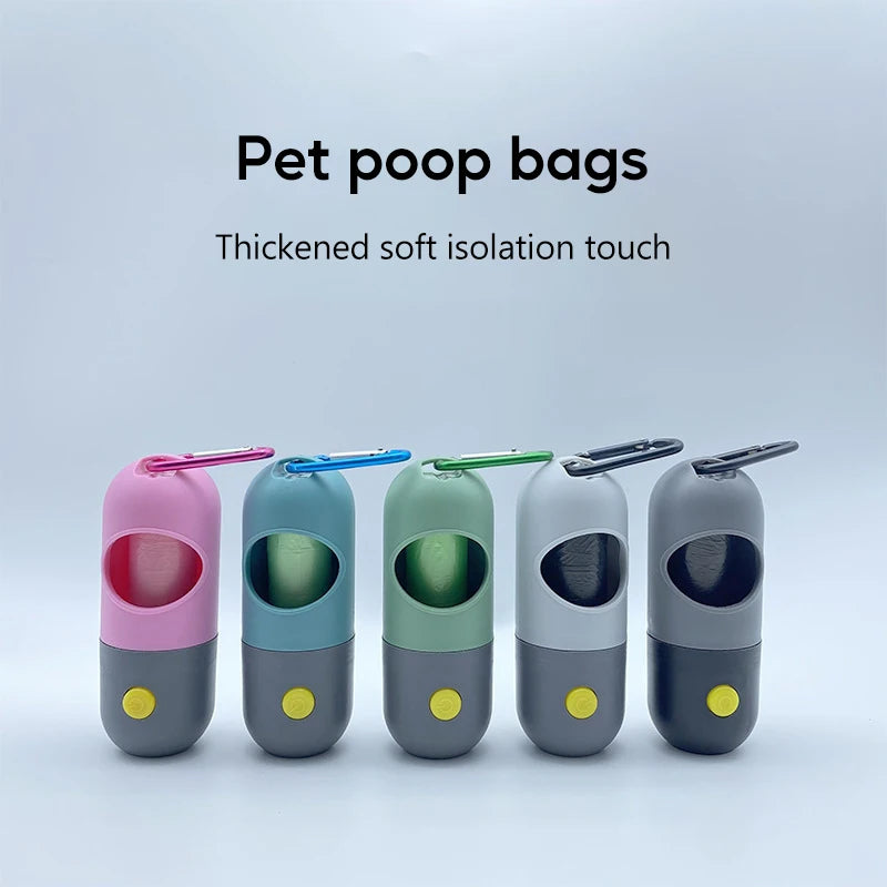 Poop Bag Dispenser With Light